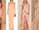 Как персик: самый модный цвет платья для подружек невесты в 2024 году