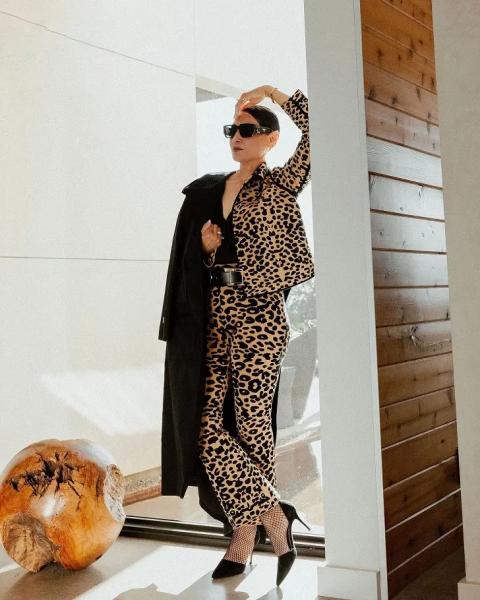 Как женщине за 50 носить леопардовый принт, и выглядеть дорого и элегантно