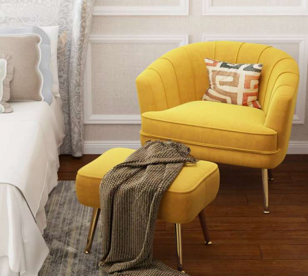 Желтый диван для настроения: как создать интерьер с дофамином
