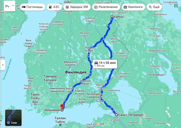 Чтобы попасть в Финляндию из Санкт-Петербурга, россиянам придется делать крюк в 900 км